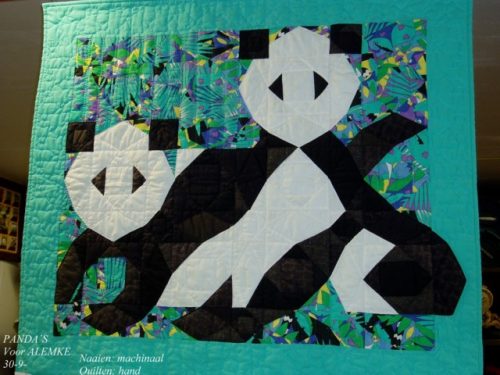 Geboorte quilt voor Alemke 1991